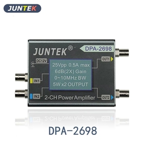 Amplificateur de signal DPA2698 JUNCTEK, puissance maximale 25Vpp 0.5A, 0-10MHz, fonction ondes sinusoïdales, carrées et triangulaires - Product Image 2