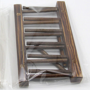 JUNJI Bamboo Wooden Dish <strong>Rack</strong> <strong>Plates</strong> Holder Kitchen <strong>Cupboard</strong> Shelf Storage <strong>Rack</strong> - Product Image 4