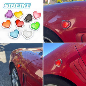 Luz LED de Marcador Lateral de Coche JDM de 9 Colores, Intermitentes de Corazón, <span class=keywords><strong>Indicadores</strong></span> de Corazón, Luz de Corazón para Coche, 12 V - Product Image 2