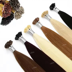 Extensiones de Cabello Humano Remy Ruso Virgen de Doble Trama con Punta Plana de Queratina Italiana Pre-adherida al por Mayor 2025 - Product Image 2