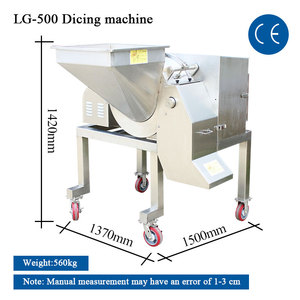 Chuyên nghiệp điện táo rau cà rốt khoai tây cắt lát và dicing máy - Product Image 2