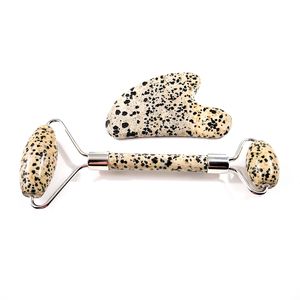 Alat pijat Roller giok kesehatan penyembuhan tubuh, alat pijat papan Gua Sha alami DIY - Product Image 2