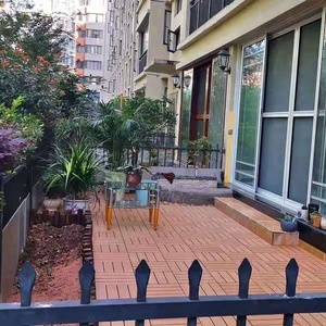 Plancher en composite plastique imitation <span class=keywords><strong>bois</strong></span>, bricolage, terrasse extérieure, carrelage WPC - Product Image 3