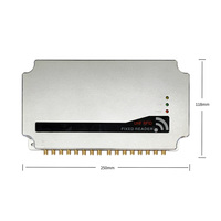 Lector RFID UHF Vanch VF-P16 860mhz-960mhz Multiplexor Fijo con Alcance de 6 Metros, Lector para Salida de Estacionamiento