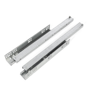 Full extension <b>drawer</b>. Invisible <b>runners</b>. <b>Soft</b>-<b>close</b> mechanism. White. For. <b>Drawer</b> height h90, <b>drawer</b> dimensions 300. - Product Image 3