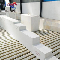 Azs 36 40 41 brique réfractaire frittée pour four à verre emballage de palettes en bois qualité supérieure