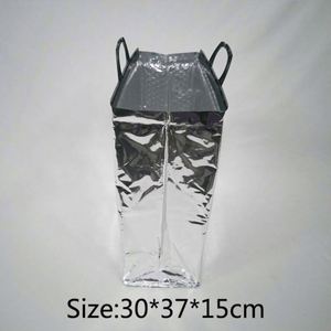 Sac isotherme portable personnalisé avec logo pour livraison, en aluminium, pour animaux de compagnie, repas à emporter, fruits de mer - Product Image 2