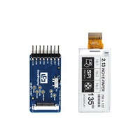 Module d'affichage E-Paper GDEY0213B74 de 2,13 pouces, écran E-Ink SPI à rafraîchissement rapide en 1,5 seconde avec carte adaptateur HAT E-Paper DESPI-C02