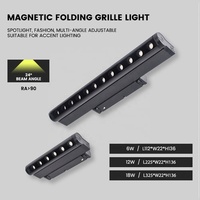 Ensemble d'éclairage moderne ultra-mince sur rail avec aimant en aluminium Tuya Ensemble d'éclairage sur rail mince Grille d'éclairage magnétique sur rail