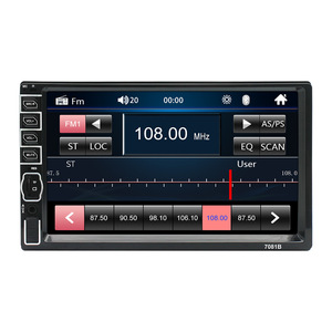 TOPSOURCE Máy Nghe Nhạc Xe Hơi 7081B Thẻ USB Máy Nghe Nhạc Mp5 Rảnh Tay Chơi Ngắn 1 DIN - Product Image 3