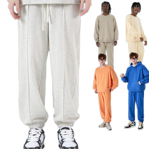 Pantalon de jogging décontracté pour homme, 380 GSM, 100% coton, taille élastique, poids lourd, séchage rapide, respirant, pour le sport, la remise en forme et la gym - Product Image 2