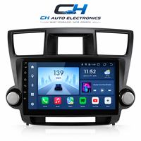 Radio Mobil Android untuk Toyota Highlander 2007-2013 Navigasi GPS Pemutar Multimedia Carplay Nirkabel Android Auto Bluetooth MP5