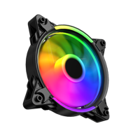ESGAMING Ventilateur hydraulique populaire Rgb PC 120mm Infini effet miroir Sync Gaming Air dissipateur refroidisseur pour boîtier d'ordinateur