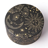 Broyeur à herbes Smoke Grinder, 4 couches, en métal, pour épices et herbes sèches, avec logo personnalisé