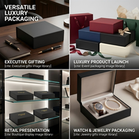 Boîte cadeau magnétique pliable de luxe de grande taille avec logo personnalisé pour la promotion d'entreprise