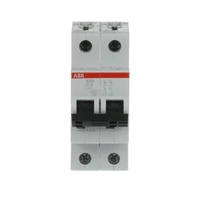 Disjoncteur miniature original S202-C3 MCB 2P 3A courbe C, capacité de coupure 6kA, pour boîtier de distribution résidentiel et commercial