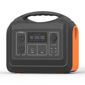 1800W Powerstation Tragbarer LiFePO4 generatore di batterie centrale elettrica portatile emergenza MPPT regolatore di carica solare 60 Amp