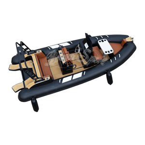 Yacht de luxe de 19 pieds, coque <span class=keywords><strong>semi</strong></span>-<span class=keywords><strong>rigide</strong></span> en aluminium, <span class=keywords><strong>bateau</strong></span> pneumatique Rib580, <span class=keywords><strong>bateau</strong></span> de patrouille à vendre - Product Image 6