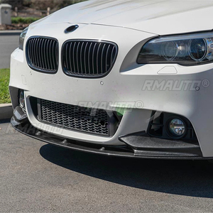 Difusor de Parachoques Delantero Estilo Fibra de Carbono, Kit de Carrocería, Alerones, Molduras para BMW F10 Serie 5 535i 528i M Sport 2011-2016 - Product Image 6