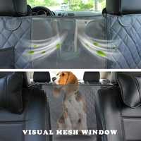 Housse de siège de voiture pour chien personnalisée en gros, hamac pour animaux de compagnie, housse de siège de voiture imperméable pour chiens, housse de siège de voiture pour animaux de compagnie