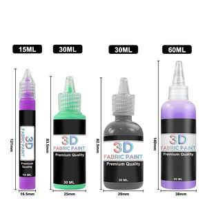 <span class=keywords><strong>Pintura</strong></span> <span class=keywords><strong>Textil</strong></span> Permanente Suave de 45 Colores, <span class=keywords><strong>Precio</strong></span> de Fábrica KHY, Juego de <span class=keywords><strong>Pintura</strong></span> <span class=keywords><strong>Textil</strong></span> 3D de 30 ml para Ropa, Bolsas de Lona, Arte DIY - Product Image 4