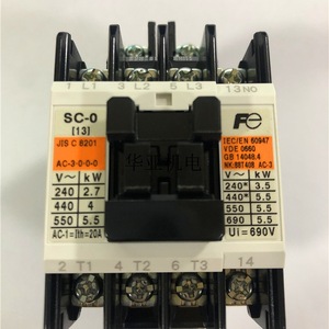 คอนแทคเตอร์ Fuji Ac รุ่น Sc-0 240v 3.5kw ระบบควบคุมอุตสาหกรรม - Product Image 1