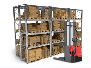 Carretilla elevadora eléctrica con batería de litio, 1600Kg, 1,6 toneladas, apilador de palés con CIIO - Product Image 3