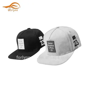 Fonte da fábrica personalizado bordado em relevo snapback do boné chapéus