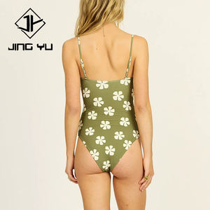 Traje de Baño de Alta Calidad con Estampado Playero y Protección Solar, Cómodo, Personalizado, de Nailon Reciclado, Traje de Baño de Una Pieza para Mujer, Nuevo en 2026 - Product Image 4