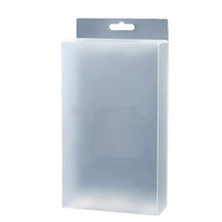 Caja Transparente de PVC Esmerilado Personalizada de Fábrica con Logotipo Imprimible para Exhibición, Supermercado y Empaque de Abarrotes