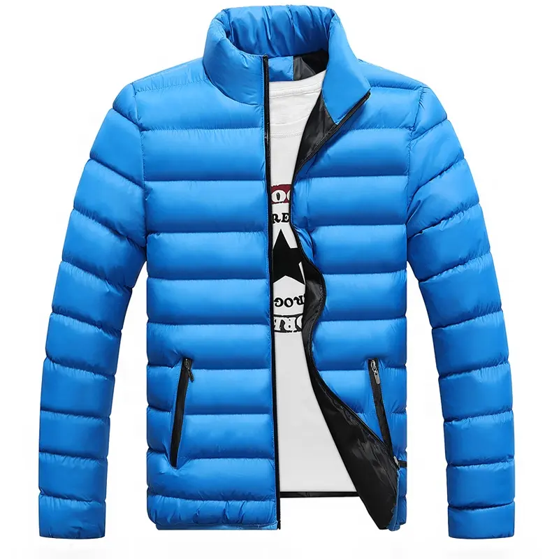 men's wear stand-up collar cotton-padded male jacket autumn jacket thick warm winter jackets for men