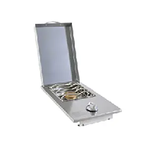 Factory Price Custom Outdoor Kitchen Bbq Supplies Small Stainless Steel Single Side Burner