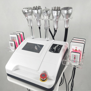 <span class=keywords><strong>Appareil</strong></span> de Cavitation <span class=keywords><strong>Professionnel</strong></span> 9-en-1 avec 40K, Vacuum, RF, Lipo Laser et Pads pour Amincissement Corporel - Product Image 5
