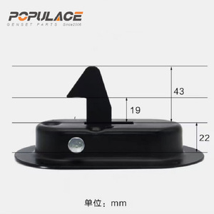 กุญแจล็อคประตูอุตสาหกรรมแบบเหล็ก สำหรับตู้ไฟฟ้า ป้องกันการโจรกรรม - Product Image 4