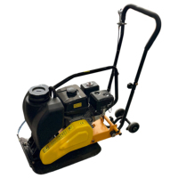 Nouvelle petite plaque vibrante compacteuse thermique portée de 55 kg, 12 kN, pour le compactage de l'asphalte et du sol