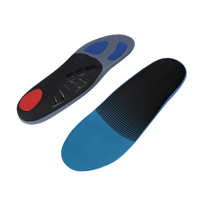 Semelles orthopédiques de sport en gros, coussin EVA, soutien de la voûte plantaire en TPU, tissu respirant, absorption des chocs pour la course et l'usage quotidien