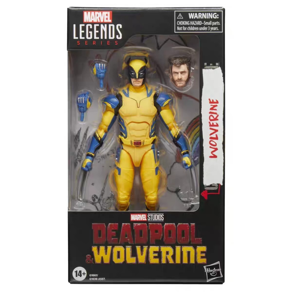 Traje de batalla de 6 pulgadas Wolverine en caja