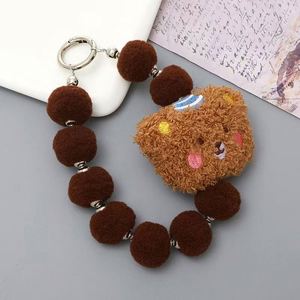 Cadena para Teléfono Móvil de Felpa Estilo Invernal, Colgante de Llavero, Adornos Colgantes con Cuentas a la Moda - Product Image 2