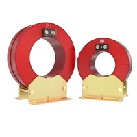 Transformador de corriente de secuencia cero de alta frecuencia CT Bobina toroidal monofásica de alto voltaje Tipo de perforación de gabinete inflable