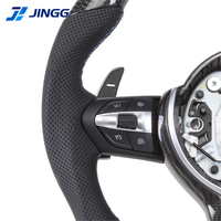Volant sport en cuir et fibre de carbone avec affichage de vitesse LED pour les modèles 1/2/X3-X7 Series F10/F31/F20/E90-E92