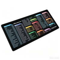 Tapis de souris de jeu en caoutchouc naturel - Résistant à l'usure, antidérapant, imperméable - Plusieurs tailles (ex. 900x400mm)-Utilisation au bureau