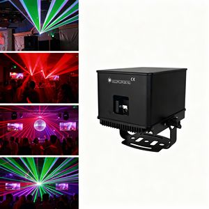 Projecteur laser RGB 3W IP65 résistant aux intempéries, longue durée de vie 10000H, affichage AT-S2 pour spectacles en extérieur et zones scéniques - Product Image 1