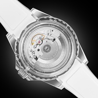 Reloj de zafiro automático BGW9 de 41mm de diámetro, transparente, luminoso, resistente al agua hasta 5atm, con SELLITA Mov, envío gratis