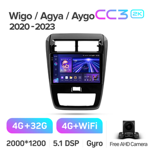 Teyes CC3 2K Car DVD Player cho TOYOTA wigo agya aygo 2020-2023 10 inch GPS Android Navigation Car DVD Player - Product Image 2