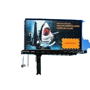 P10 P8 P6 P5 açık çıplak göz 3D LED ekran reklam billboard nakliye merkezi ticari LED panel için Ultra yüksek çözünürlüklü