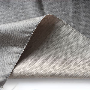 <span class=keywords><strong>Tissu</strong></span> de rideau de tapisserie d'ameublement d'hôtel ignifuge de style uni et flammé de mélange de soie de polyester 100% prêt à l'emploi - Product Image 4