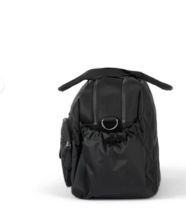 Custom Wholesale Luxury Multifunction Maternity Girls Boys Large Capacity Travel <strong>Nappy</strong> Caddy <strong>Bags</strong> <strong>Black</strong> Quilt Baby Diaper <strong>Bag</strong> - Product Image 6