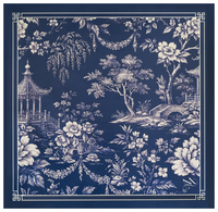 Tuiles de Mahjong en Acrylique Massif Timeless Garden, Motif Classique Chinois Vase Floral Papillon Joker pour la Maison, les Loisirs et les Réunions
