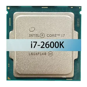 Intel Core i7 için 2600K 8M/3.4G/95W dört çekirdekli işlemci 5GT/s SR00C LGA 1155 soket i7-2600K CPU