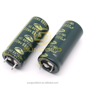 ตัวเก็บประจุอิเล็กโทรไลต์อะลูมิเนียมแบบ Snap-in 6800µF 50V 6800MFD 22*50มม. 85 องศา ยี่ห้อ <span class=keywords><strong>SAMWHA</strong></span> ผลิตในเกาหลี - Product Image 4